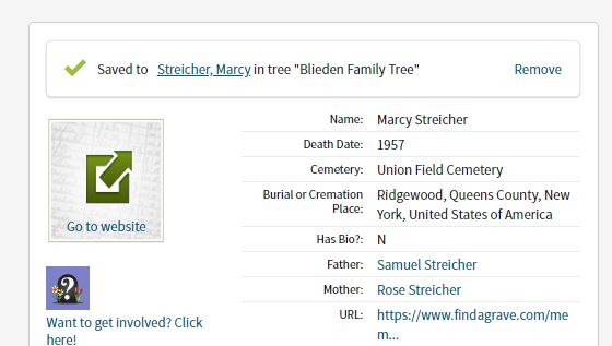 Marcy Streicher death Info