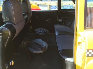 Old Taxi Cab Seats