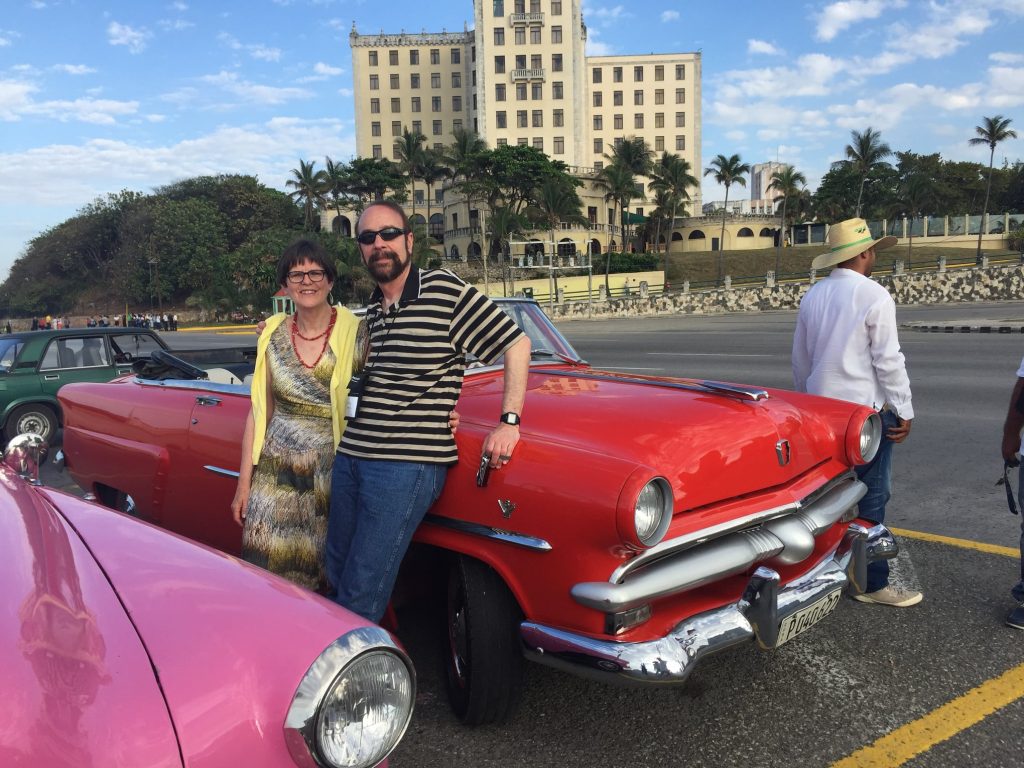 Magnhild and Harvey, 2017 in Cuba