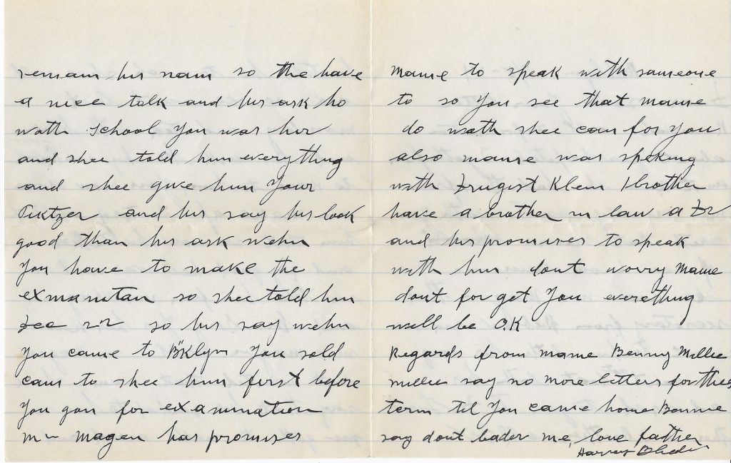 11081934 Letter from Harvey and Gussie - p2