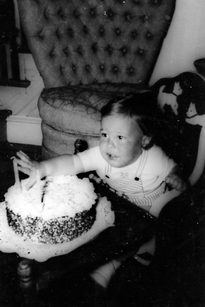 Harvey's first birthday