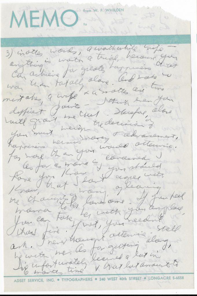 July 18,1944 Letter Mildred wrote to her brother, Art, p3