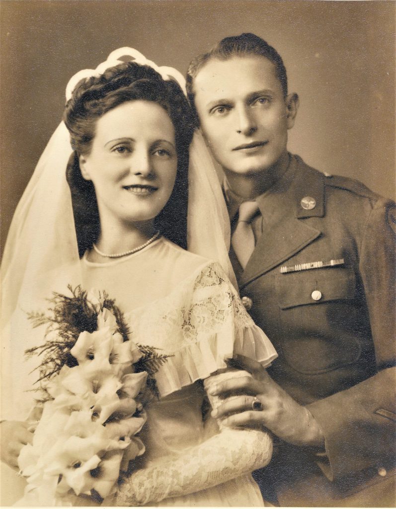 May and Bernard Blieden Wedding Portrait