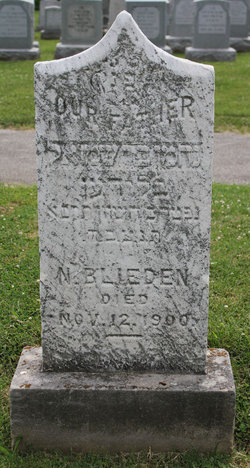 Nathan Blieden's gravestone in Lousiville, KY