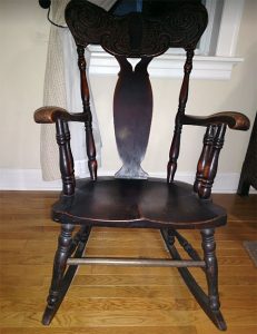 Harvey Blieden's rocking chair