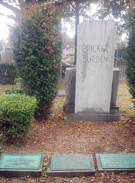 Blieden-Bricker headstone