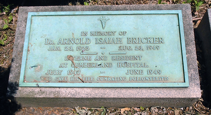 Arnold Bricker gravestone