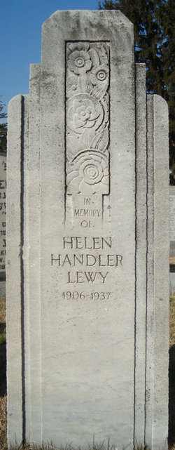 Hele Handler Lewy gravestone