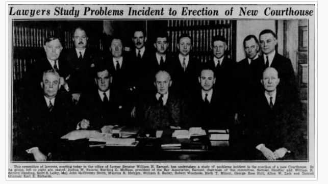 New Courthouse Committee Members, 1934