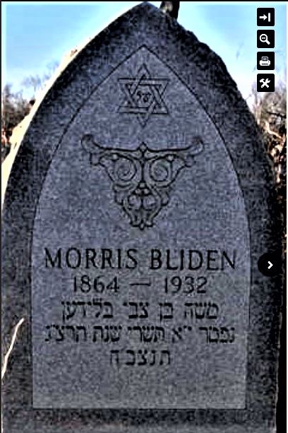 Morris Bliden headstone