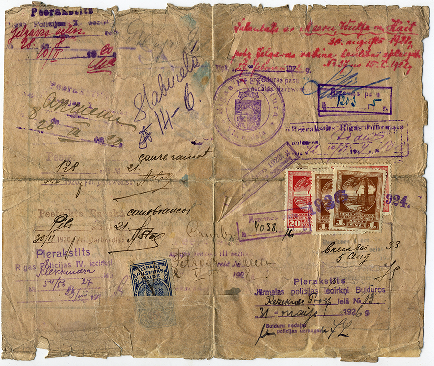 Passport of Leiser Abramowitz