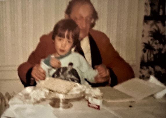 Uncle Arthur and Brad, circa 1977
