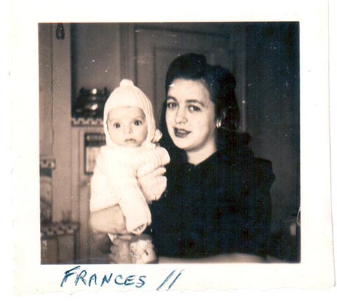Frances, daughter of Abe and Eva, and her son