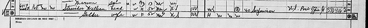 1950 Census for Hilloh and Goldie
