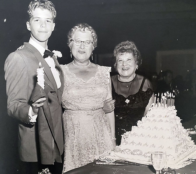 Jeffrey, Hannah and Rose, 1960