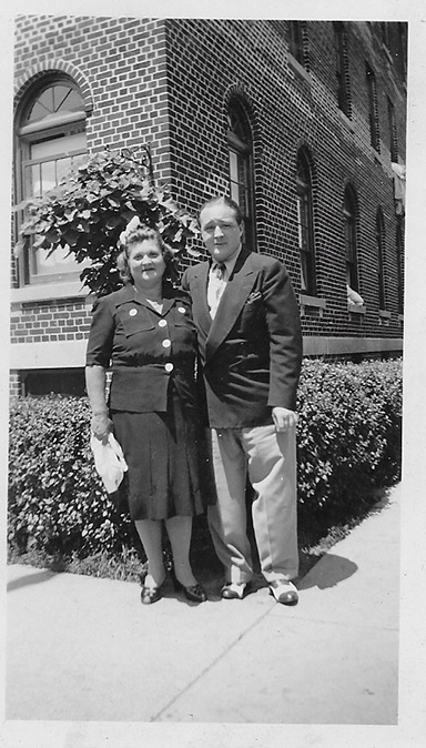 Rose and her son Wilton, circa 1947