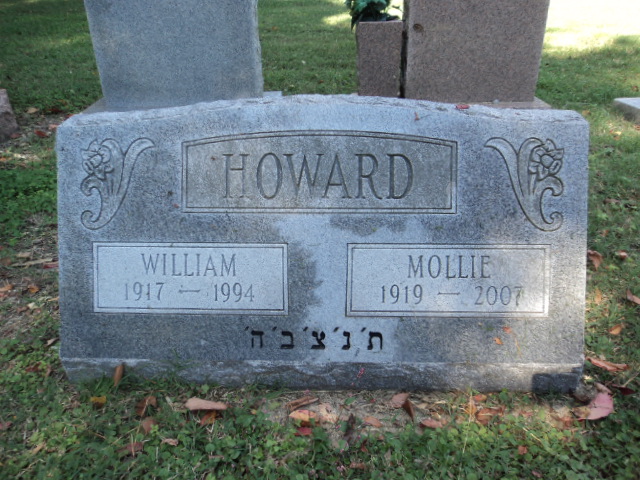 Mollie and William's gravestone
